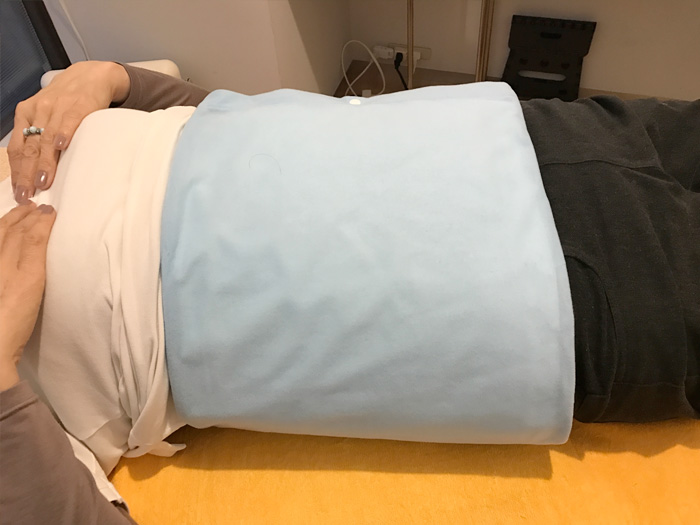 温熱ヒマシ油シップ